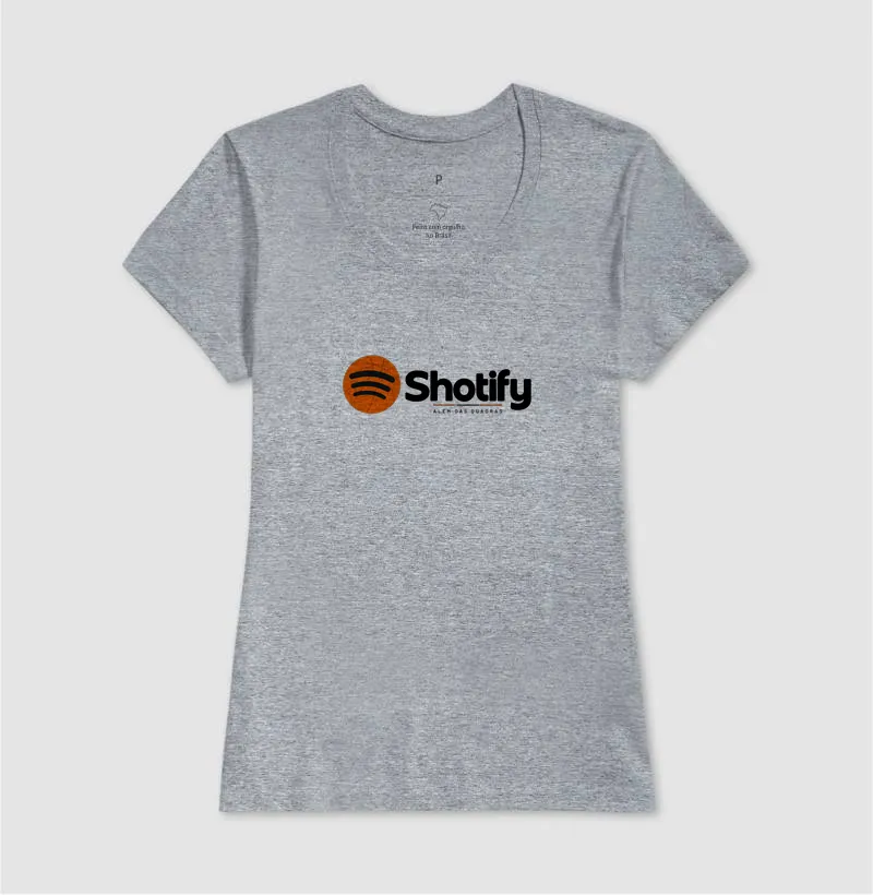 Camiseta SHOTify — No Ritmo do Jogo - Imagem 9