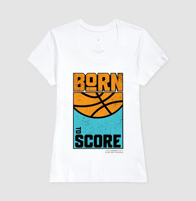 Camiseta Masculina de Basquete Born to Score - Imagem 8