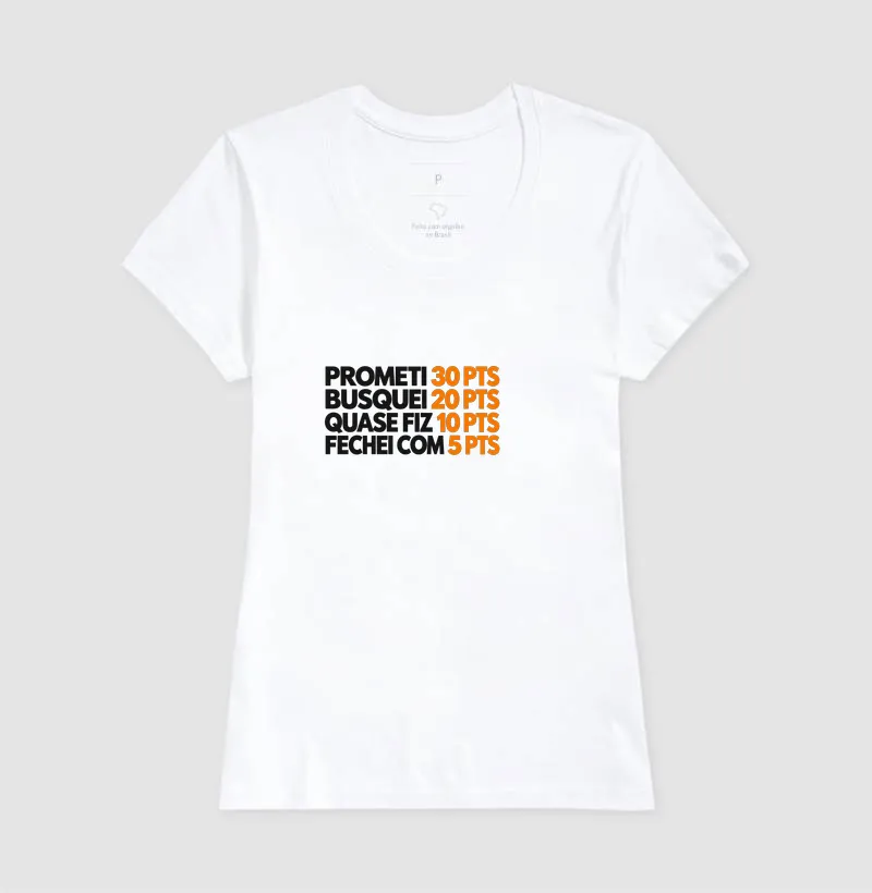 Camiseta Prometi 30 — Resenha de Quadra - Imagem 5