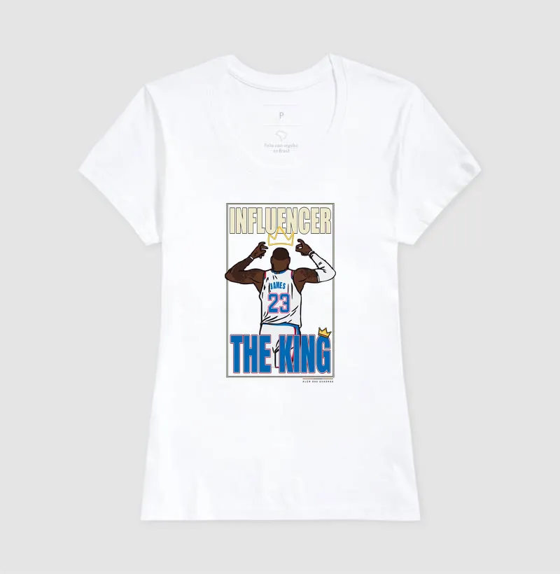 Camiseta LeBron James — The King 23 | Influencers Ballers - Imagem 8