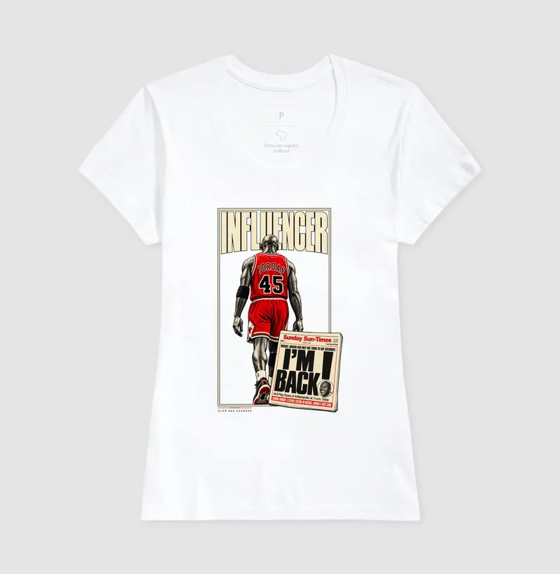 Camiseta Michael — I'm Back 1995 | Influencers Ballers - Imagem 8