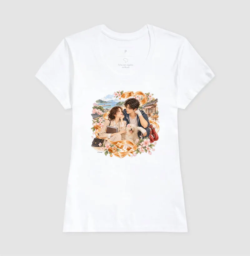 Entre Caramelo e Memórias | Camiseta Dorameira em Aquarela - Imagem 8