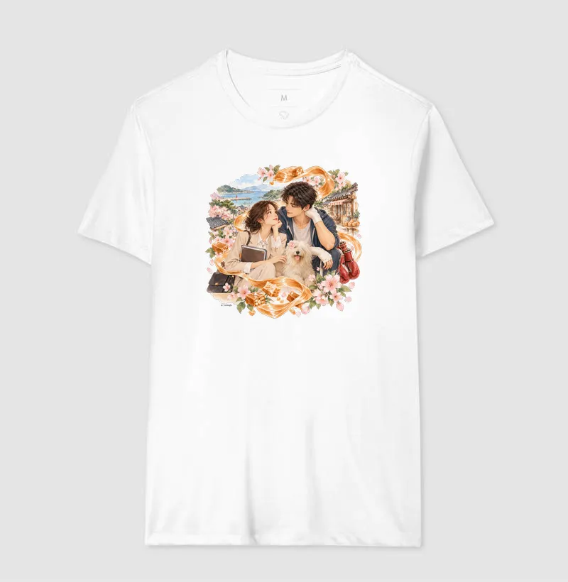 Entre Caramelo e Memórias | Camiseta Dorameira em Aquarela - Imagem 7