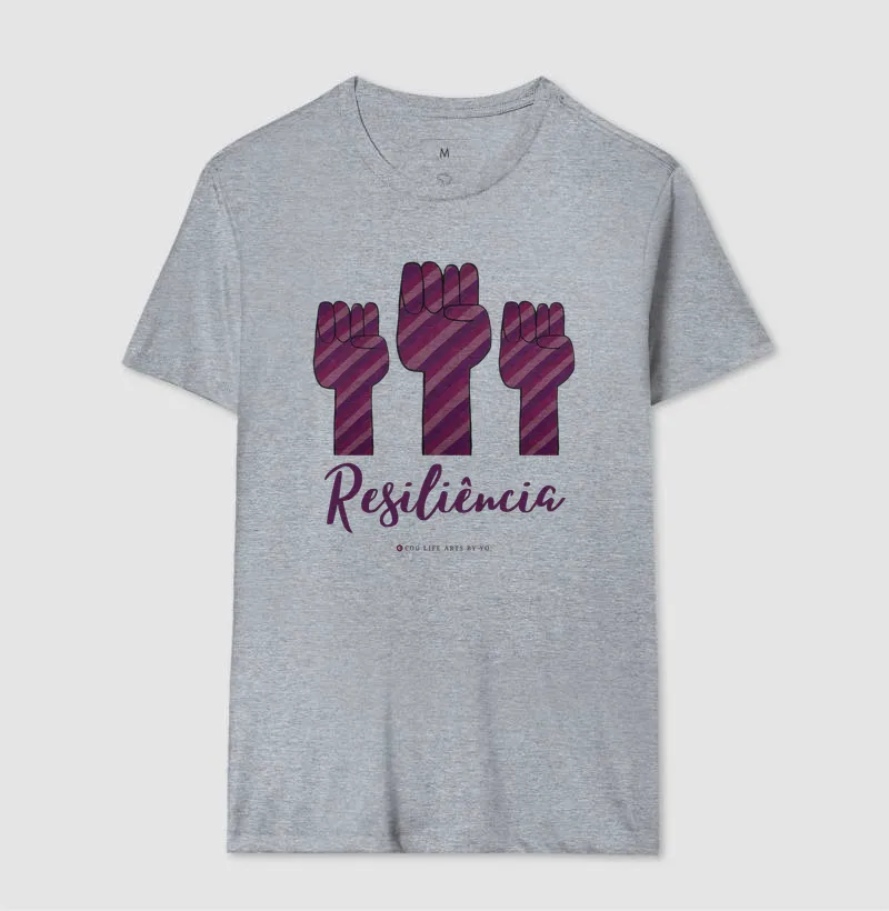 Camiseta Adulto Resiliência Pink by Johannes Cruzué - Imagem 6