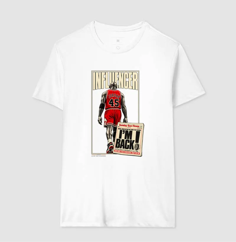 Camiseta Michael — I'm Back 1995 | Influencers Ballers - Imagem 7