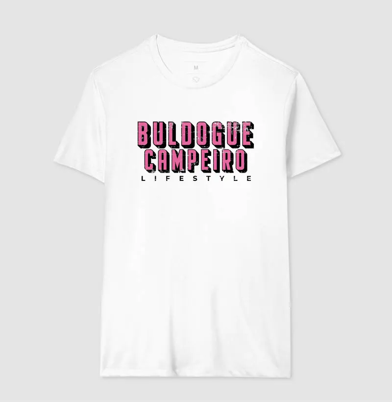  Buldogue Campeiro Texto Rosa - Imagem 2