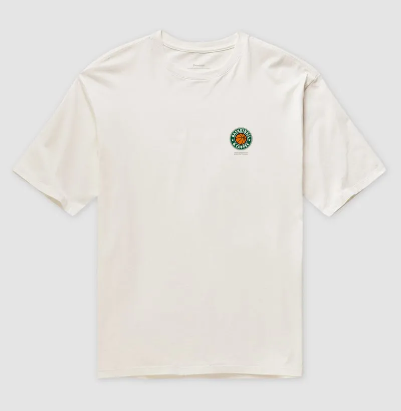 Camiseta Basketball & Coffee — Minimalista - Imagem 4