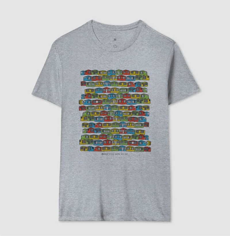 Camiseta Adulto Casinhas by Johannes Cruzué - Imagem 4