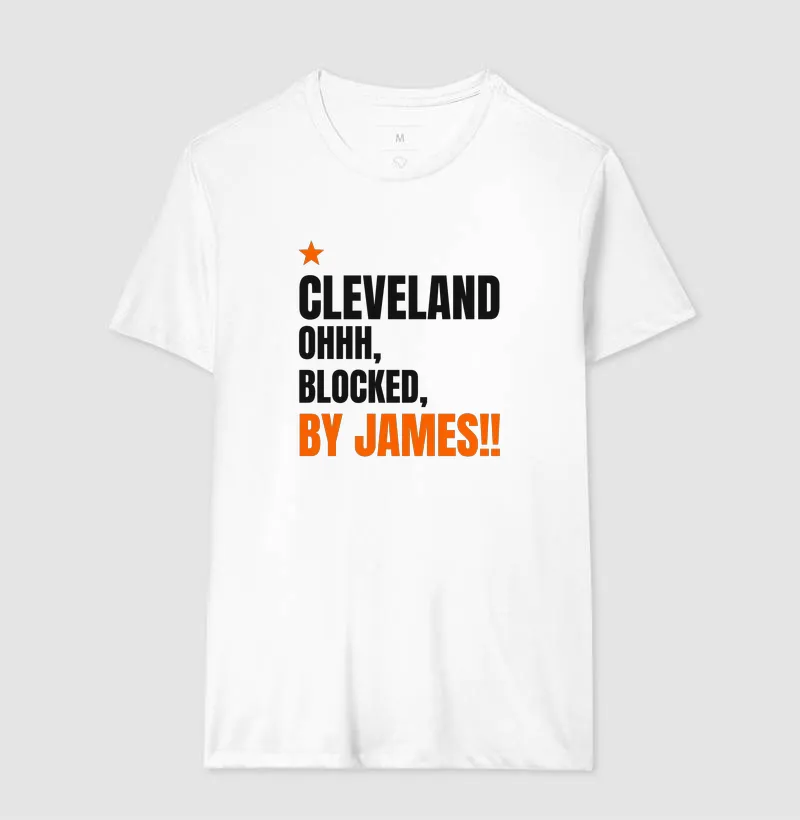 Camiseta Cleveland - Ohh Blocked!  - Imagem 2