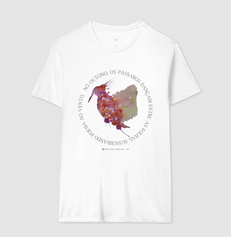 Camiseta Adulto Beija Flor by Johannes Cruzué - Imagem 2