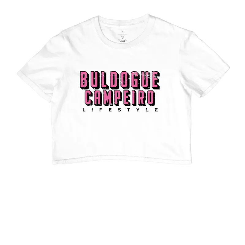  Buldogue Campeiro Texto Rosa - Imagem 2
