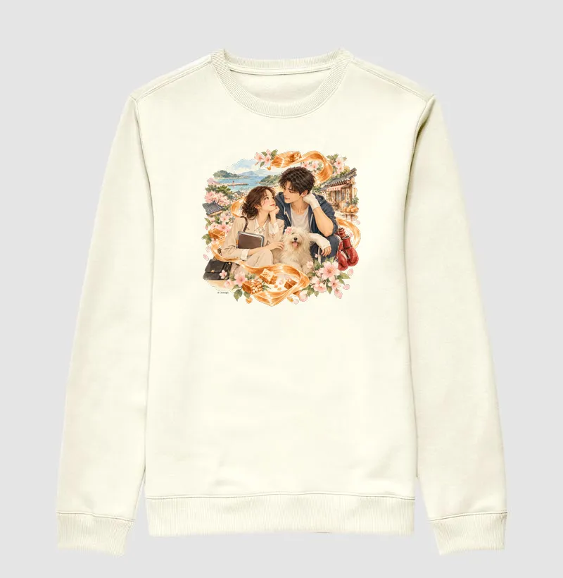 Moletom Caramelo e Memórias | Camiseta Dorameira em Aquarela - Suéter Moletom