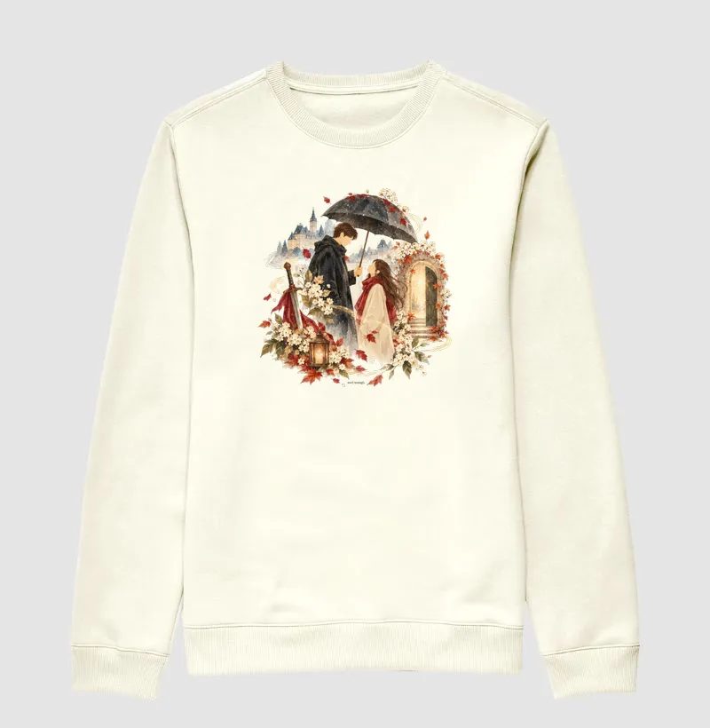 Moletom Solitário, Inverno e Eternidade | Camiseta Dorameira em Aquarela - Suéter Moletom