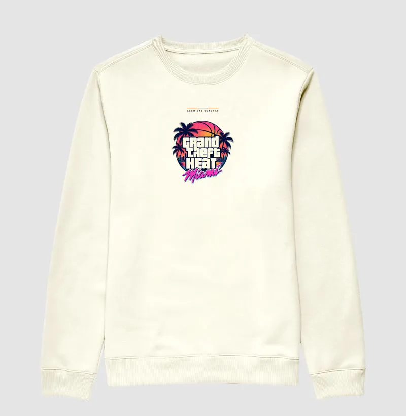 Blusa Moletom Grand Theft Heat — Miami After Hours