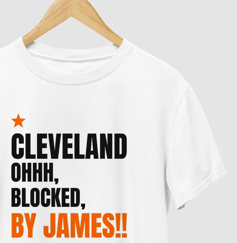 Camiseta Cleveland - Ohh Blocked! 