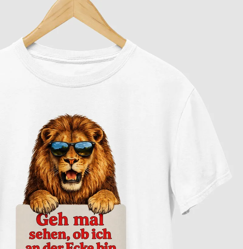 Leão Sarcástico - Camiseta