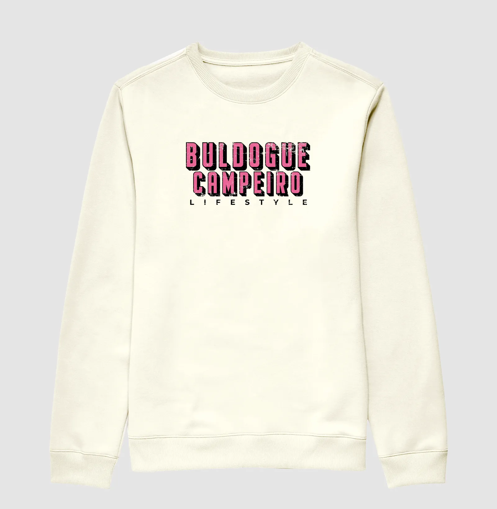 Buldogue Campeiro Texto Rosa - Imagem 2