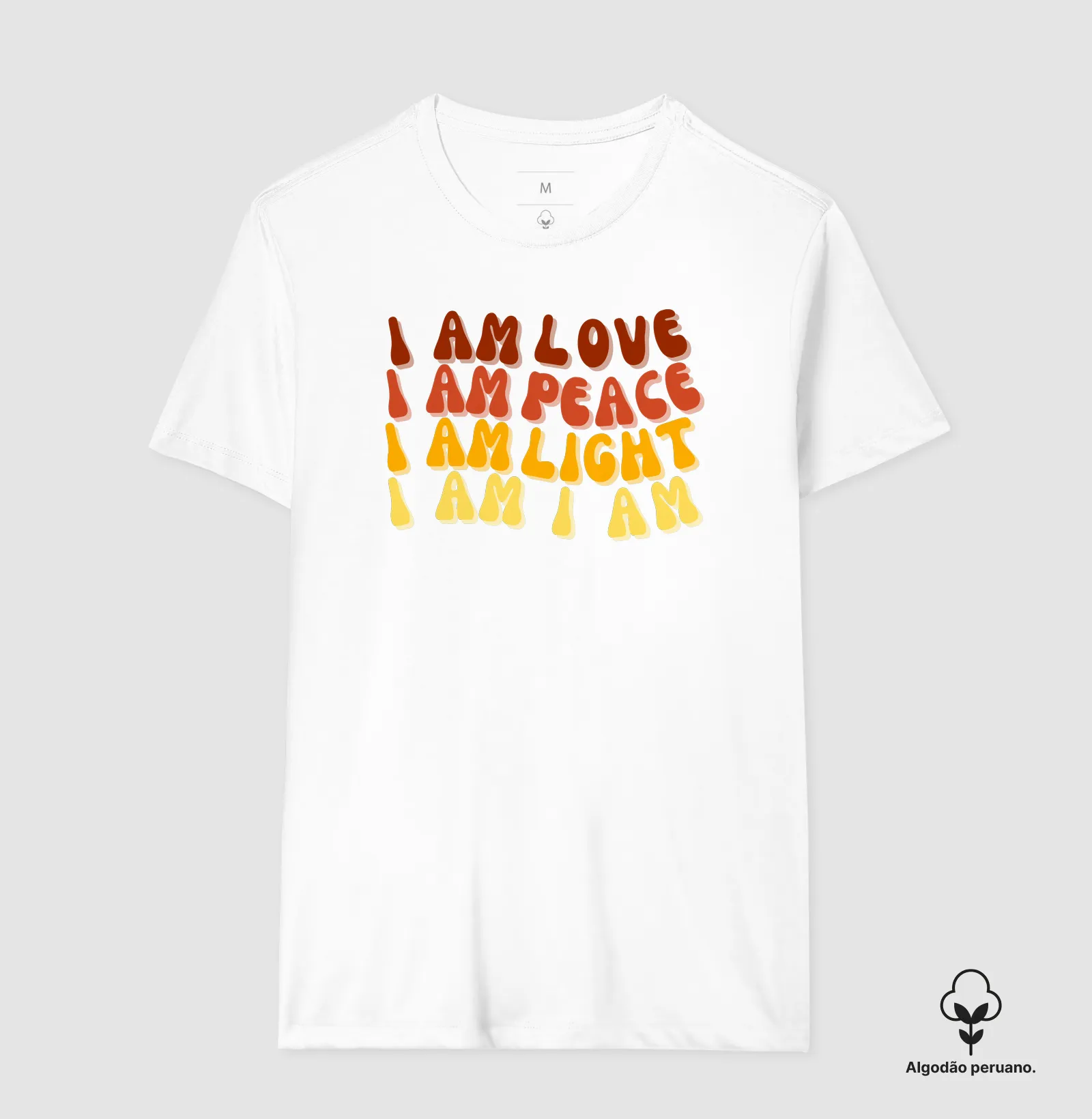 Camiseta Love Peace Light 70s - Imagem 4