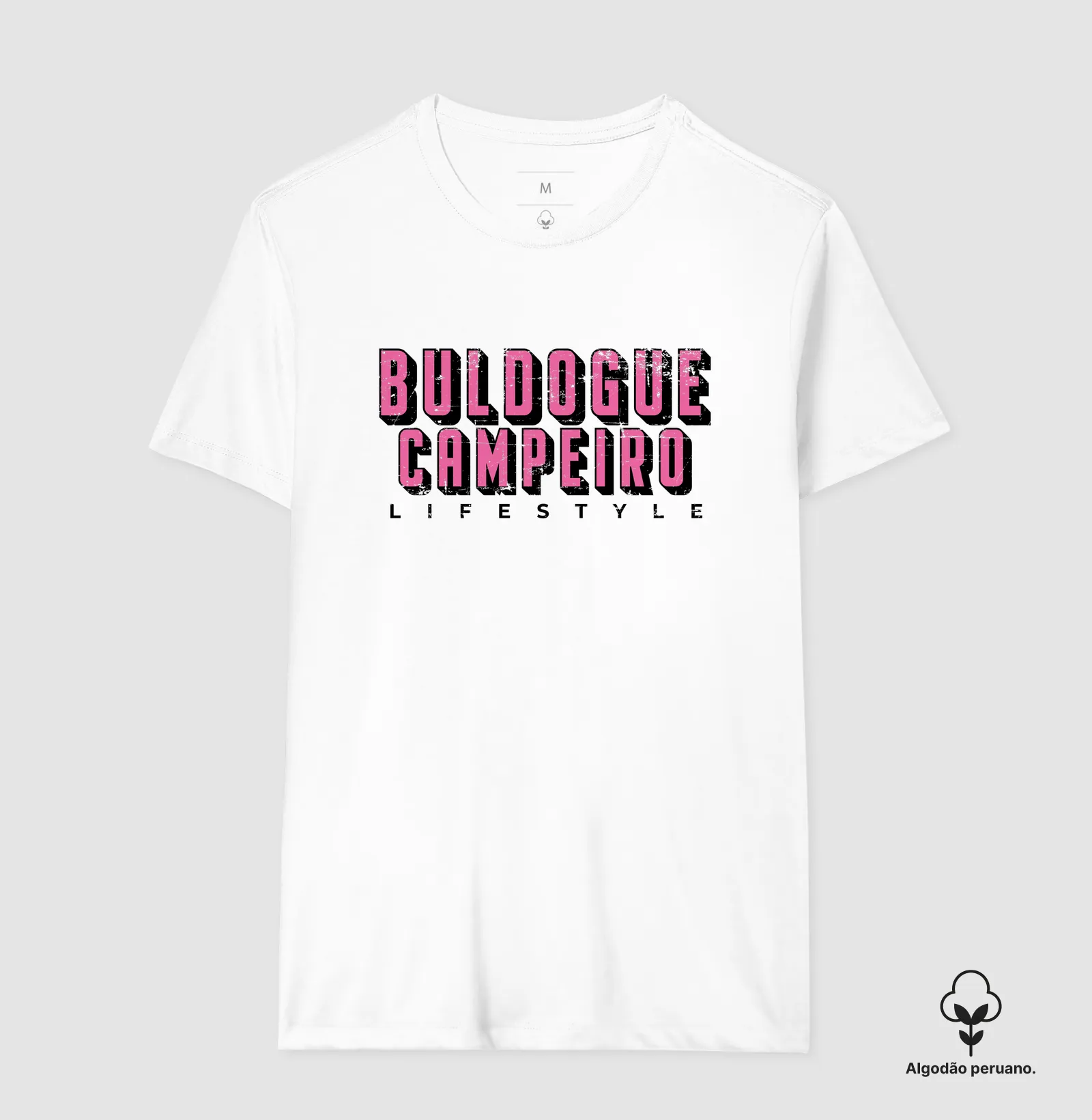  Buldogue Campeiro Texto Rosa - Imagem 2
