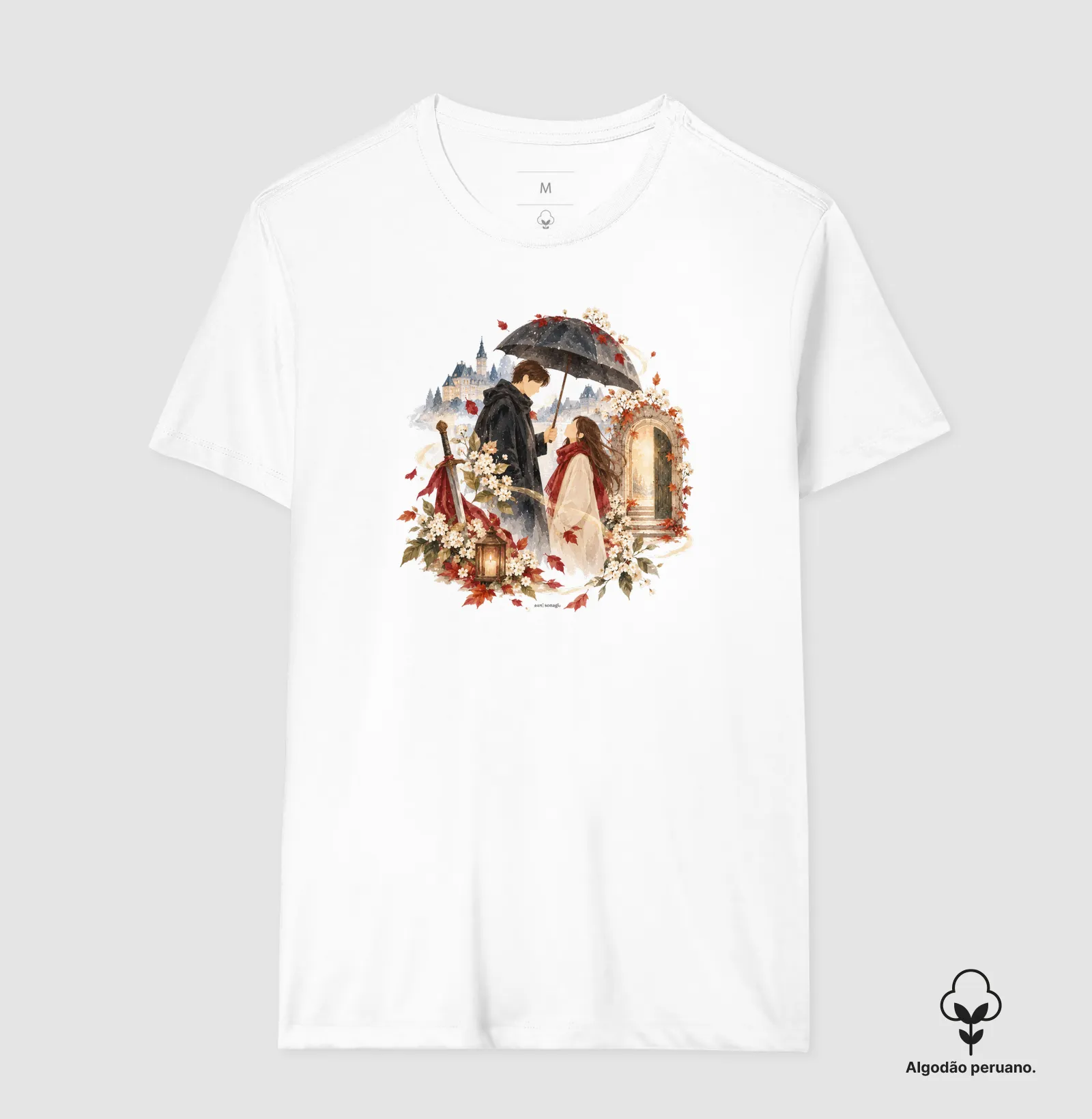 Solitário, Inverno e Eternidade | Camiseta Dorameira em Aquarela - Imagem 4