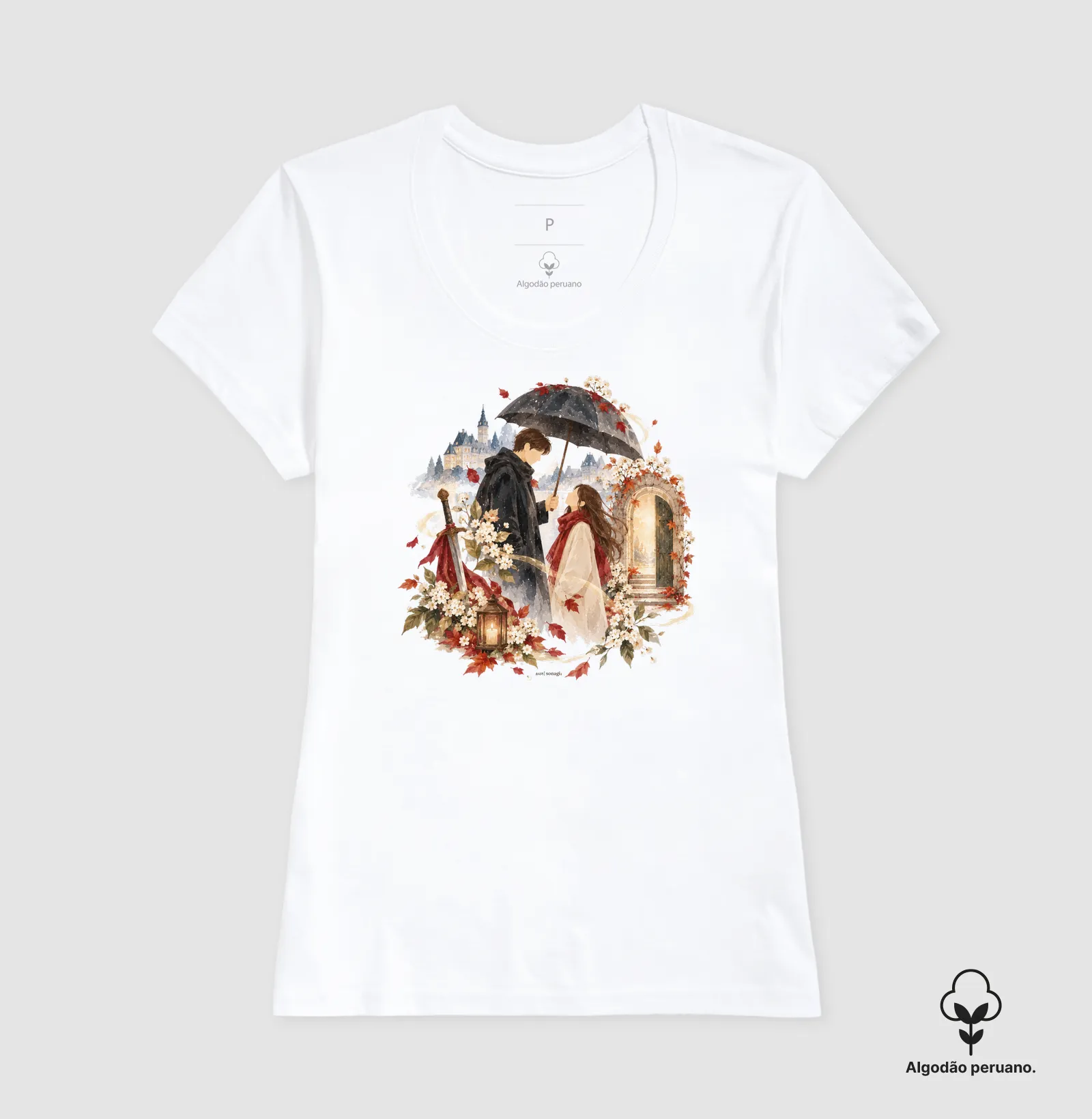 Solitário, Inverno e Eternidade | Camiseta Dorameira em Aquarela - Imagem 6