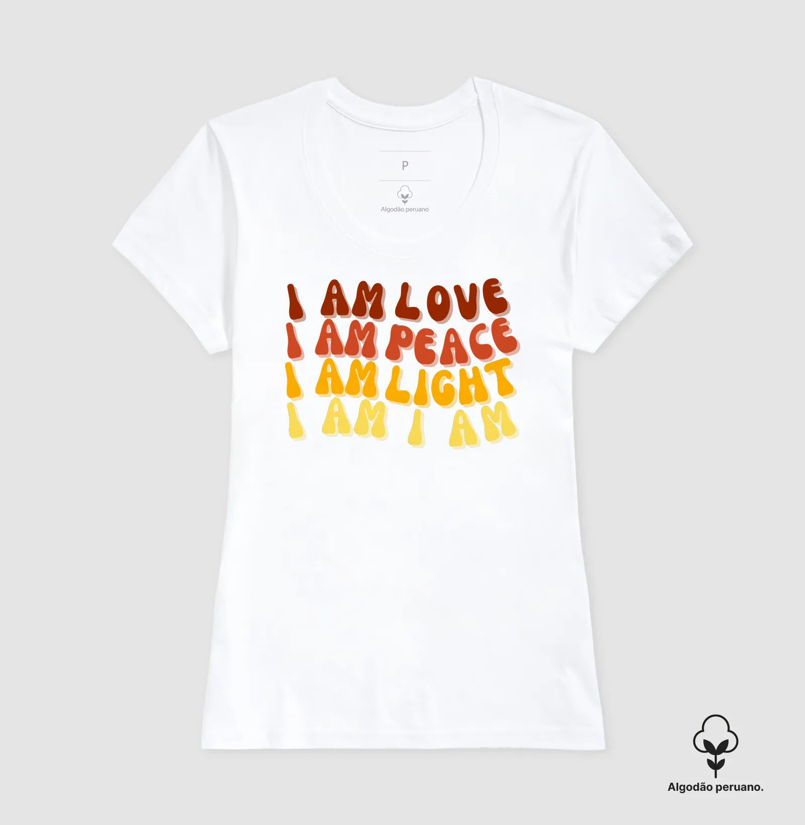 Camiseta Love Peace Light 70s - Imagem 6