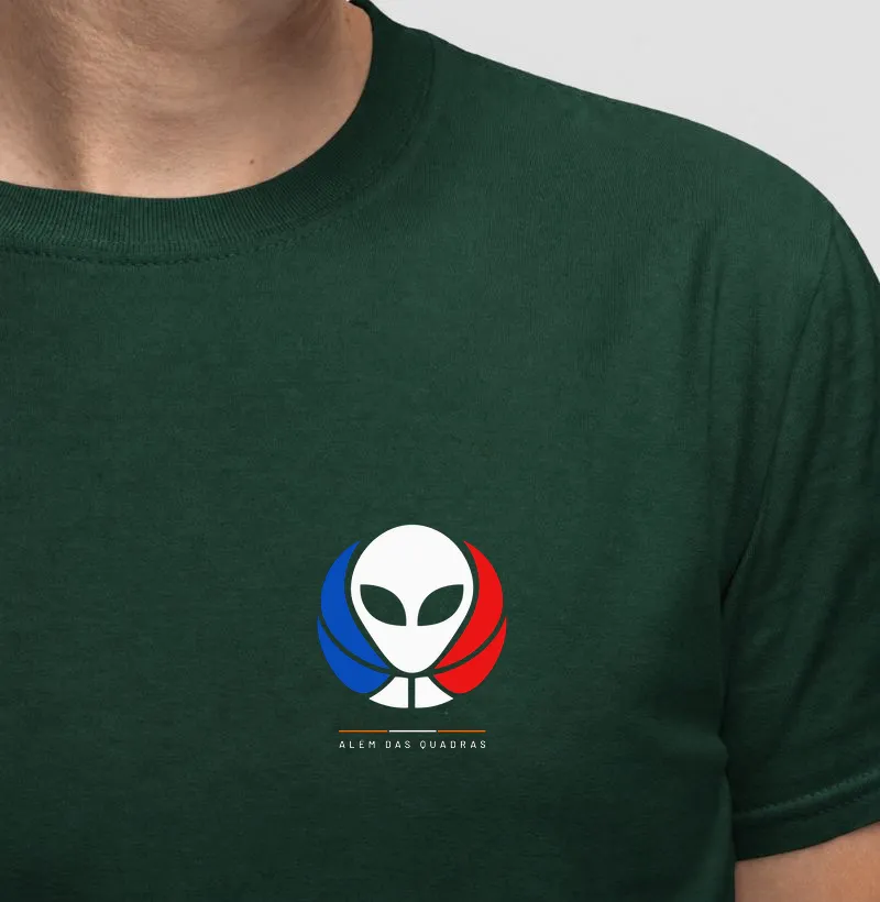 Camiseta Alien Das Quadras — Minimalista