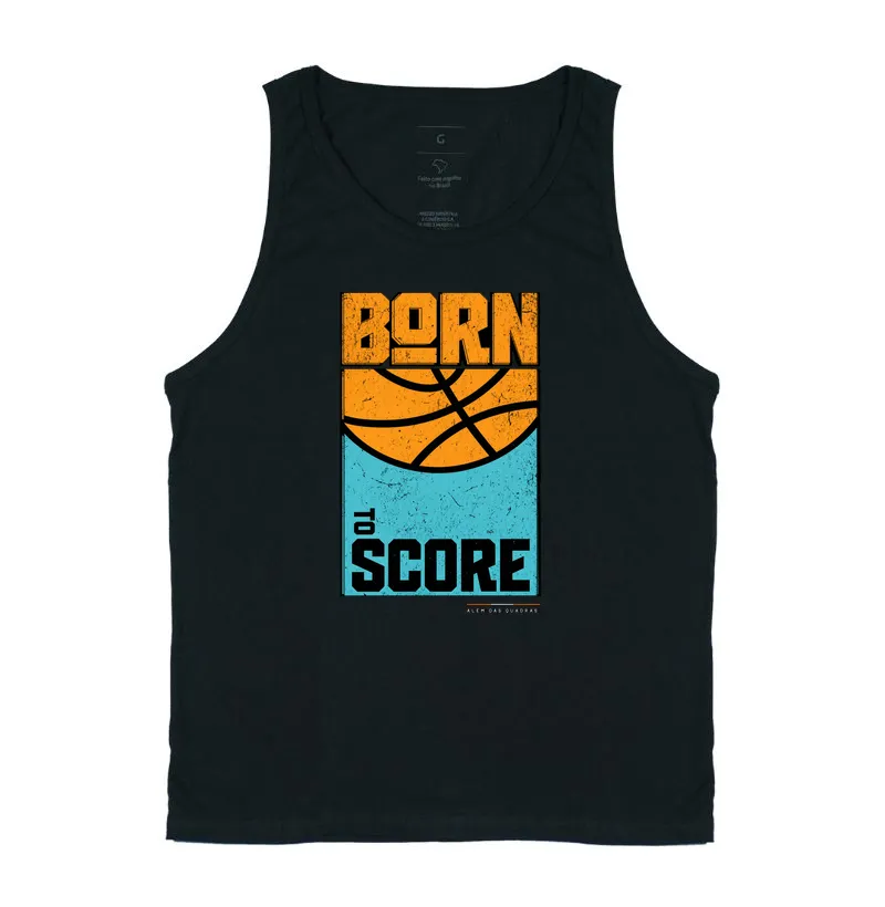 Camiseta Masculina de Basquete Born to Score - Imagem 3
