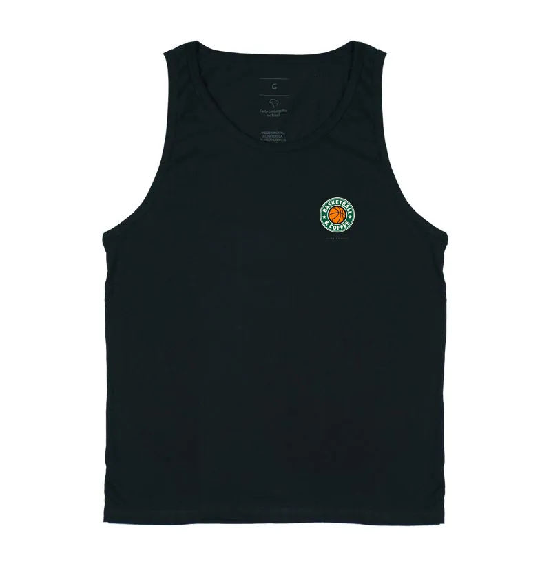 Camiseta Basketball & Coffee — Minimalista - Imagem 3