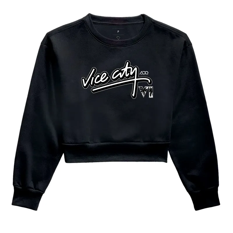 Cropped Feminino Vice City — Depois da Meia-Noite - Imagem 2