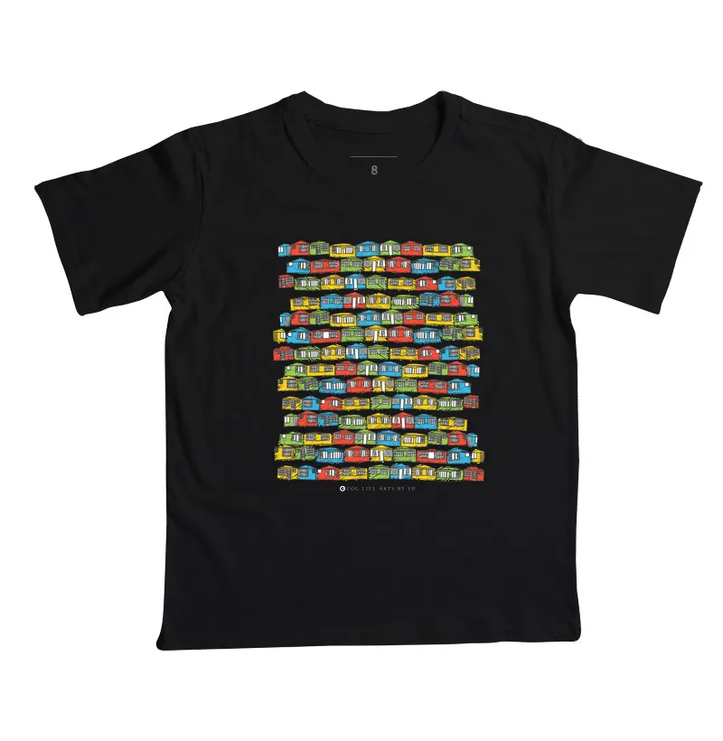 Camiseta Infantil Casinhas by Johannes - Imagem 3