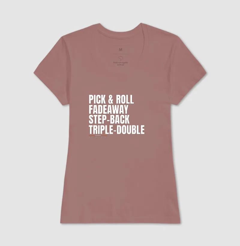 Camiseta Repertório de Jogo — Pick & Roll ao Triple Double. - Imagem 16