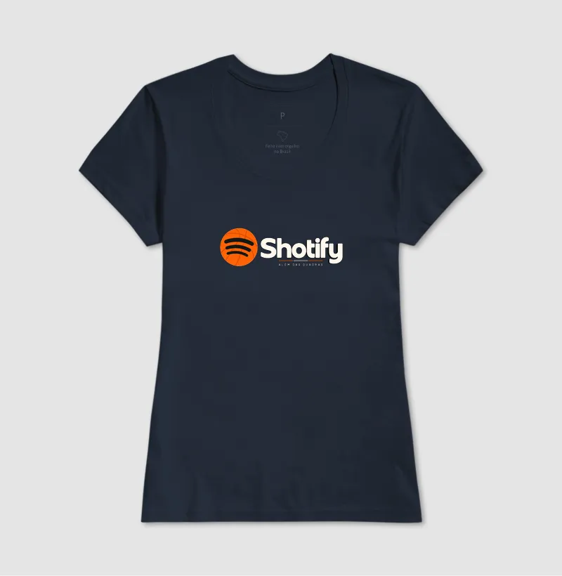 Camiseta SHOTify — No Ritmo do Jogo - Imagem 7