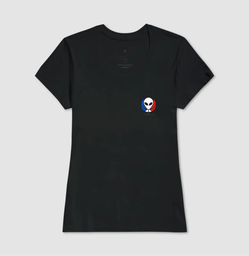 Camiseta Alien Das Quadras — Minimalista - Imagem 3