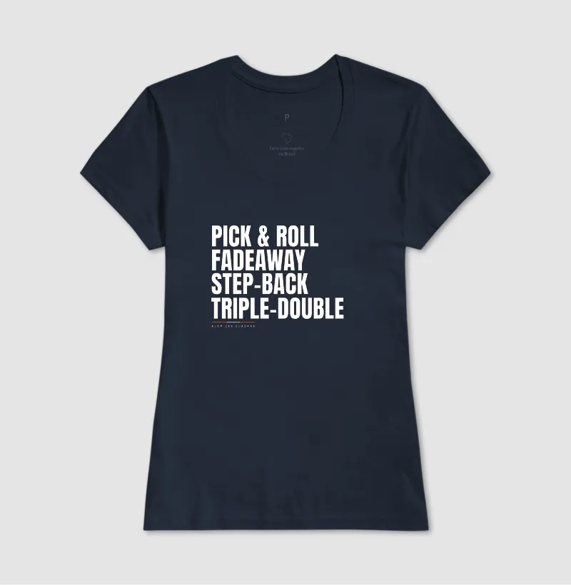 Camiseta Repertório de Jogo — Pick & Roll ao Triple Double. - Imagem 8