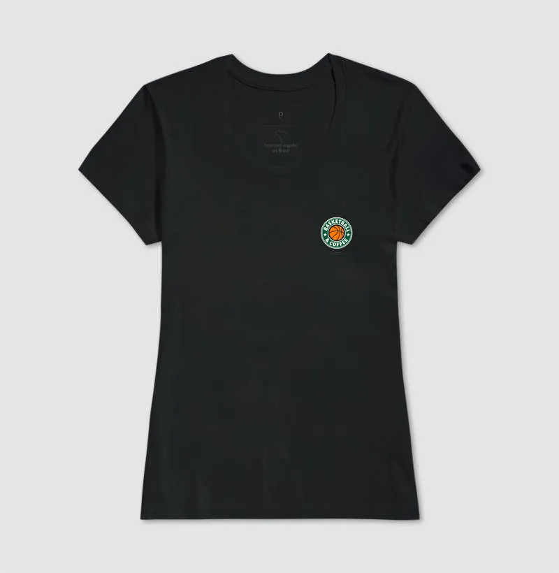 Camiseta Basketball & Coffee — Minimalista - Imagem 3