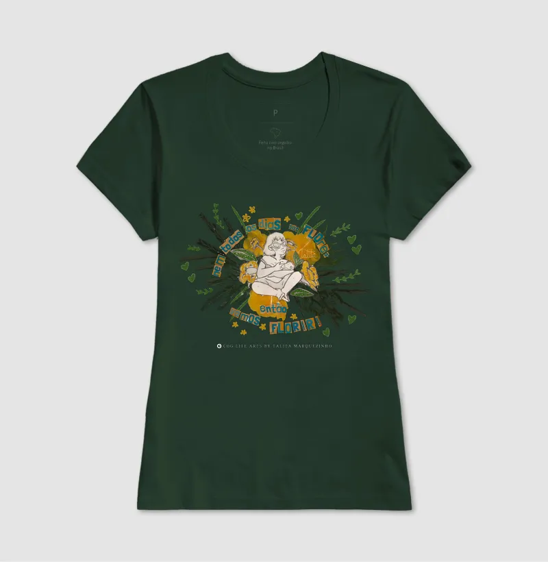 Camiseta Adulto Florir by Talita Marquezinho - Imagem 7
