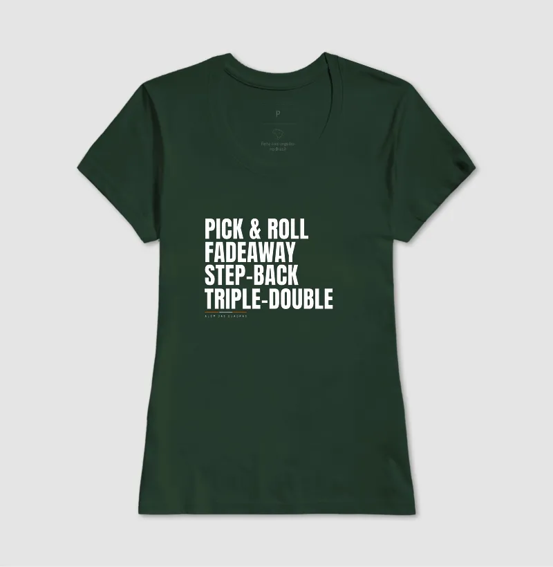 Camiseta Repertório de Jogo — Pick & Roll ao Triple Double. - Imagem 12