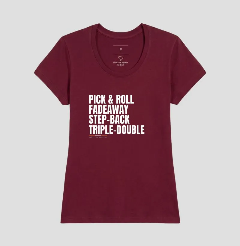 Camiseta Repertório de Jogo — Pick & Roll ao Triple Double. - Imagem 18