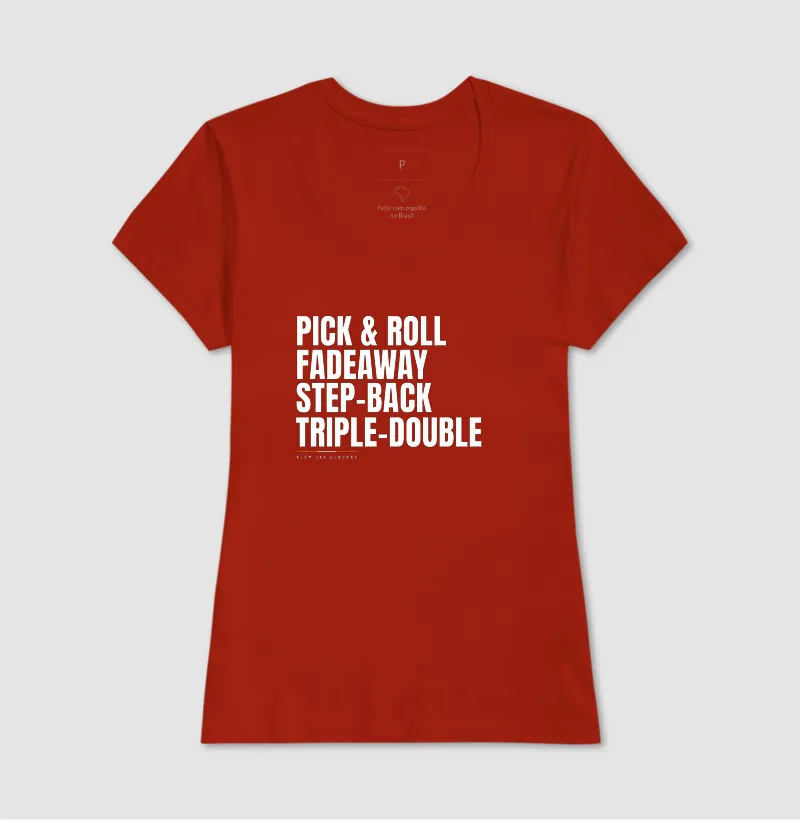 Camiseta Repertório de Jogo — Pick & Roll ao Triple Double. - Imagem 10