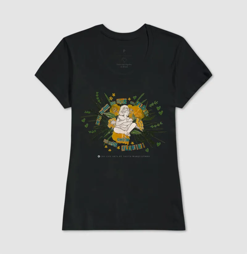 Camiseta Adulto Florir by Talita Marquezinho - Imagem 3