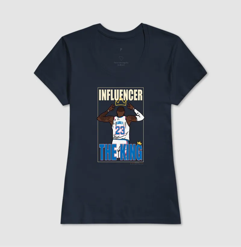 Camiseta LeBron James — The King 23 | Influencers Ballers - Imagem 10
