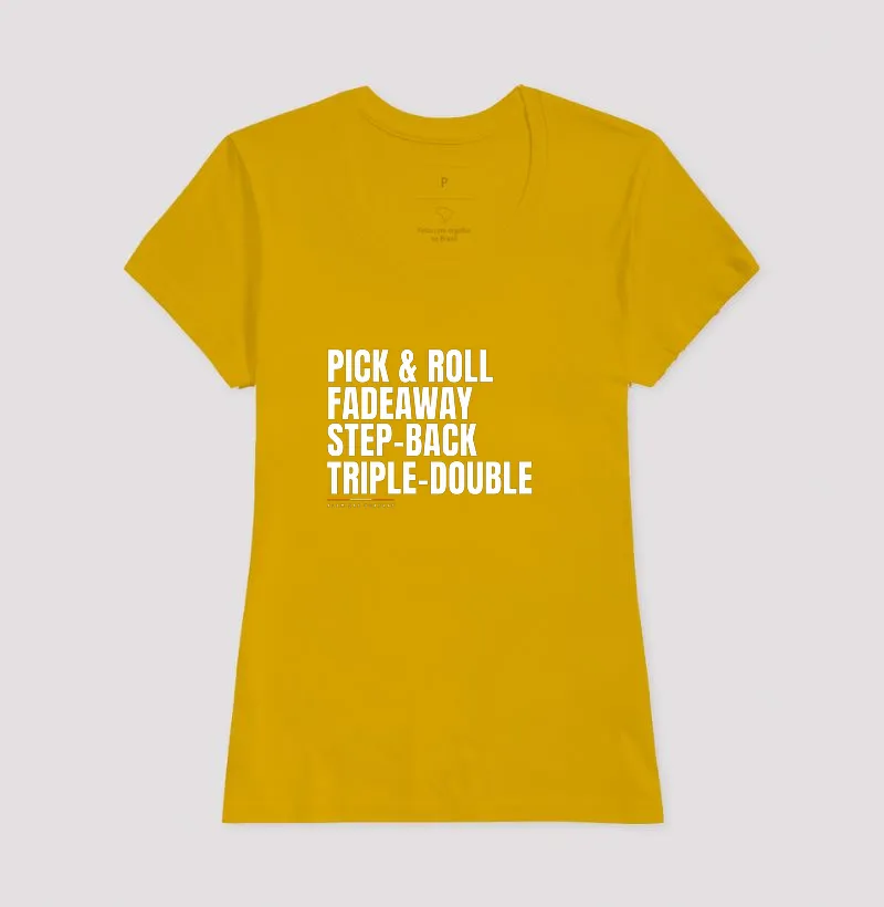 Camiseta Repertório de Jogo — Pick & Roll ao Triple Double. - Imagem 14