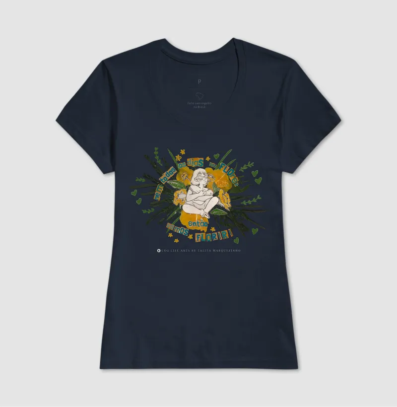 Camiseta Adulto Florir by Talita Marquezinho - Imagem 5