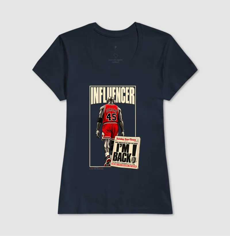 Camiseta Michael — I'm Back 1995 | Influencers Ballers - Imagem 10