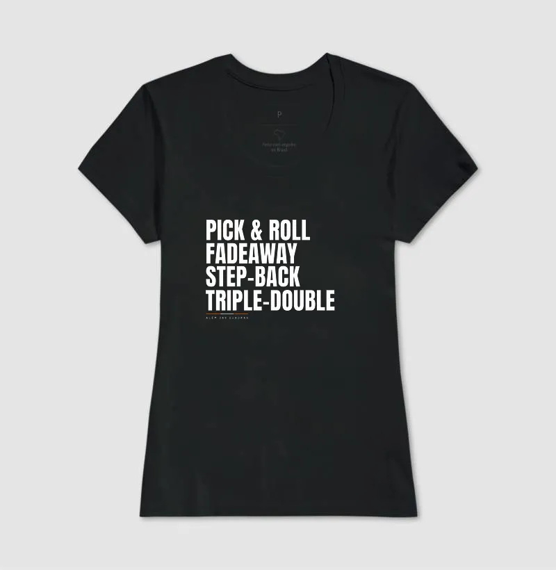 Camiseta Repertório de Jogo — Pick & Roll ao Triple Double. - Imagem 6