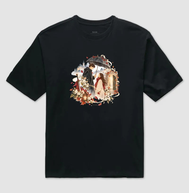 Oversized Solitário, Inverno e Eternidade | Camiseta Dorameira em Aquarela - Imagem 2