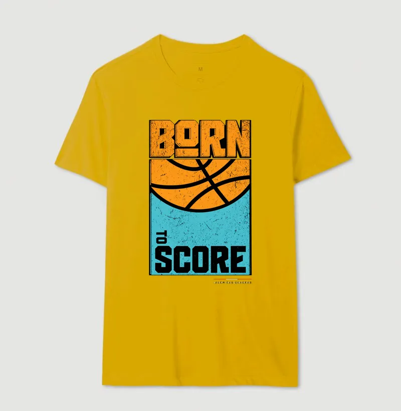 Camiseta Masculina de Basquete Born to Score - Imagem 17