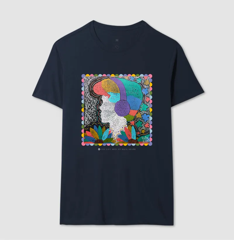 Camiseta Adulto Mundo Colorido by Rafaela Adami - Imagem 4