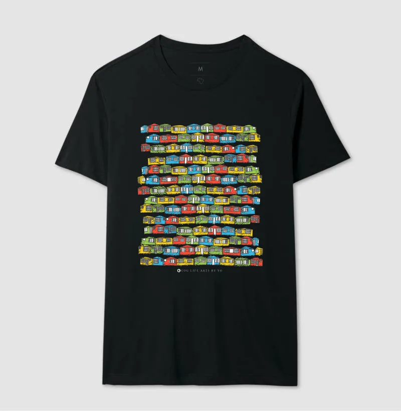 Camiseta Adulto Casinhas by Johannes Cruzué - Imagem 2